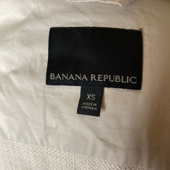 Banana Republic Oatmeal Cotton Hopsack Shirt Jacket Sz XS - Picture 5 of 7